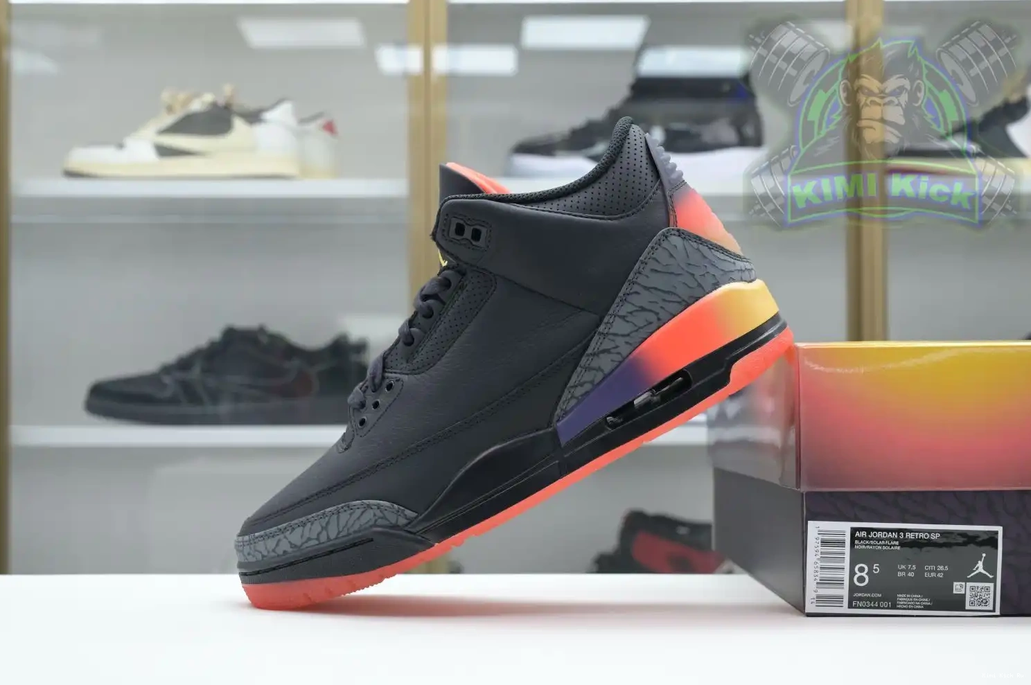x J Jordan 3 Kimikick Air Balvin 0403